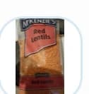McKenzie's Australian red split lentils bag